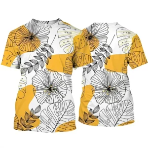 Summer Men's T Shirt Casual Short Sleeve Print Tops Outdoor Fashion Clothing Oversized O-Neck Pullover Street T-Shirt For Men